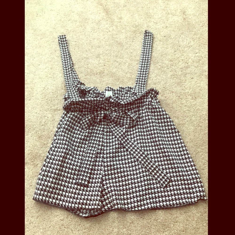 Houndstooth shorts